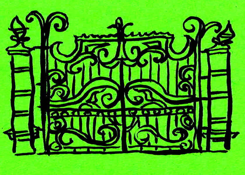 illustration symbolique d'une frontière à travers l'image d'un portail